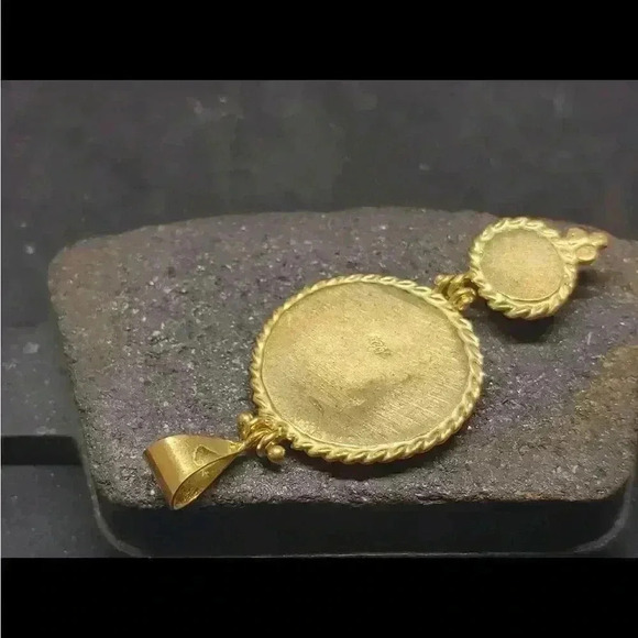 Intaglio Roman Coin Pendant Solid Silver | 925 Sterling Silver - Picture 3 of 6